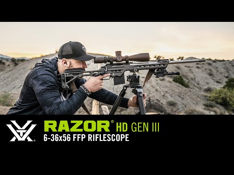 Vortex Razor HD Gen III 6-36x56 FFP Riflescope - product video