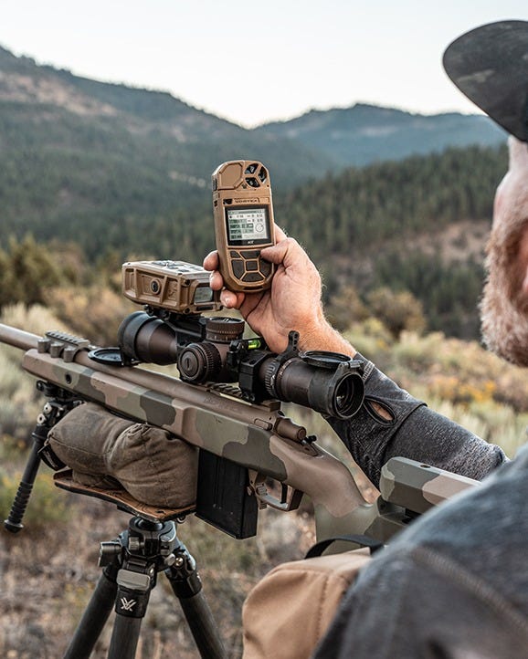 Vortex Ace Ballistic Weather Meter - in use on rifle