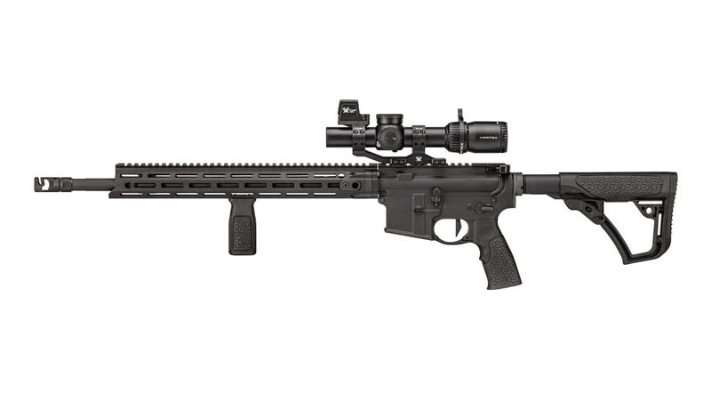 Vortex Venom 1-6x24 + Enclosed Red Dot Bundle - mounted on rifle