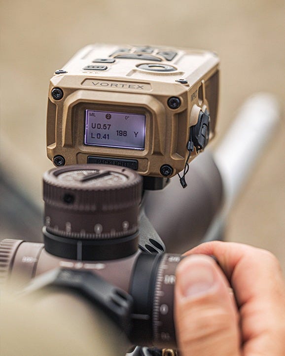 Vortex Impact 4000 Rangefinder in use in the field
