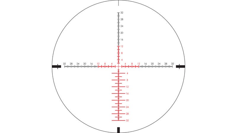 Vortex Viper PST Gen II 3-15x44 Riflescope - EBR-4 MOA reticle detail