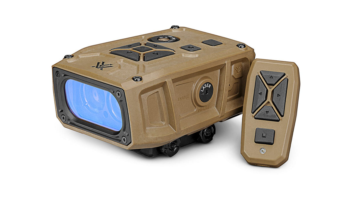 Vortex Impact 4000 Rangefinder mounted with remote
