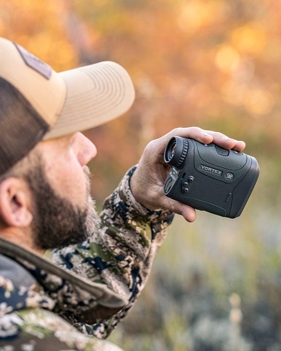 Vortex Razor HD 4000 GB Rangefinder in use ranging