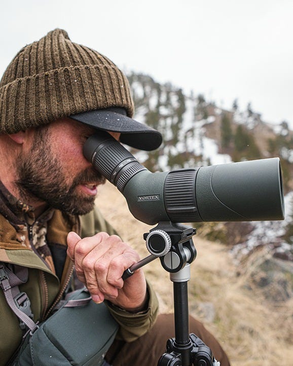 Vortex Razor HD 13-39x56 Spotting Scope in use in the field