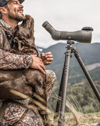 Vortex Razor HD 27-60x85 Spotting Scope in use on tripod