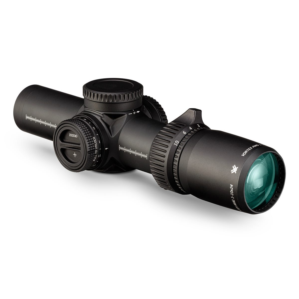 Vortex AMG 1-10x24 FFP Riflescope - angle view