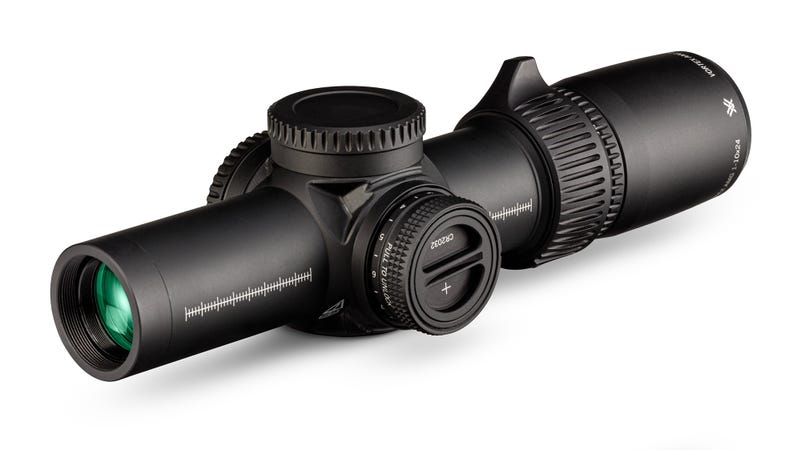Vortex AMG 1-10x24 FFP Riflescope - front-left angle
