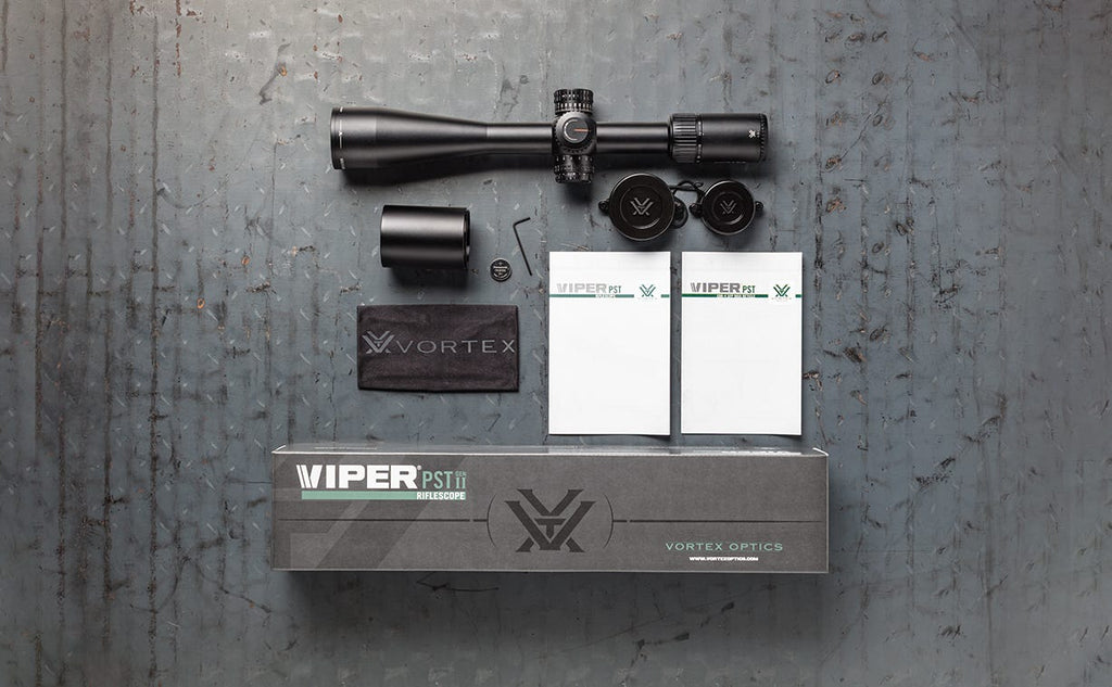 Vortex Viper PST Gen II 5-25x50 SFP EBR-4 Riflescope - what's in the box