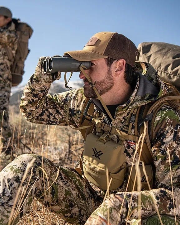 Vortex Razor HD 8x42 Binocular in use in the field