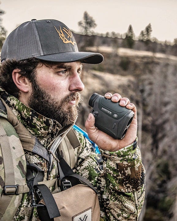 Vortex Razor HD 4000 Rangefinder in use ranging