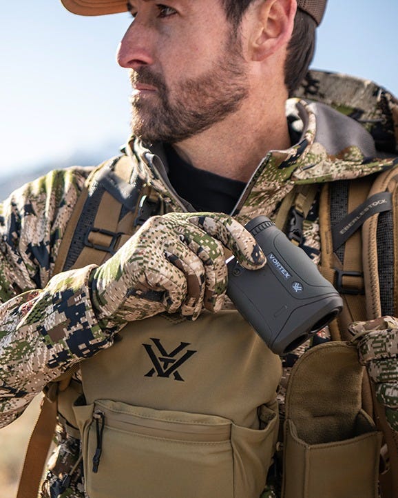 Vortex Razor HD 4000 Rangefinder in use in the field
