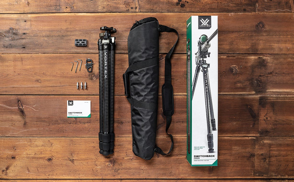 Vortex Switchback Carbon Tripod + Ball Head - what's in the box
