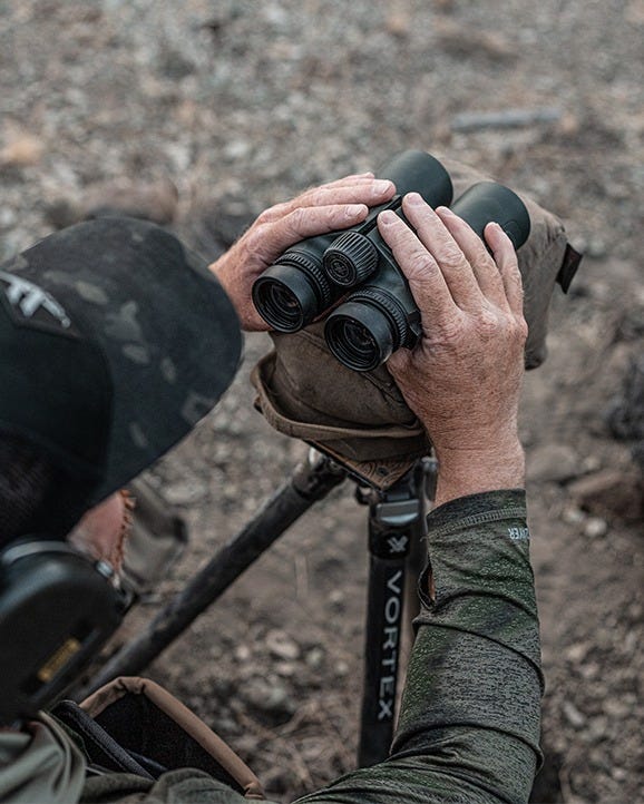 Vortex Talon HD 10K 12x50 Binocular in use in the field