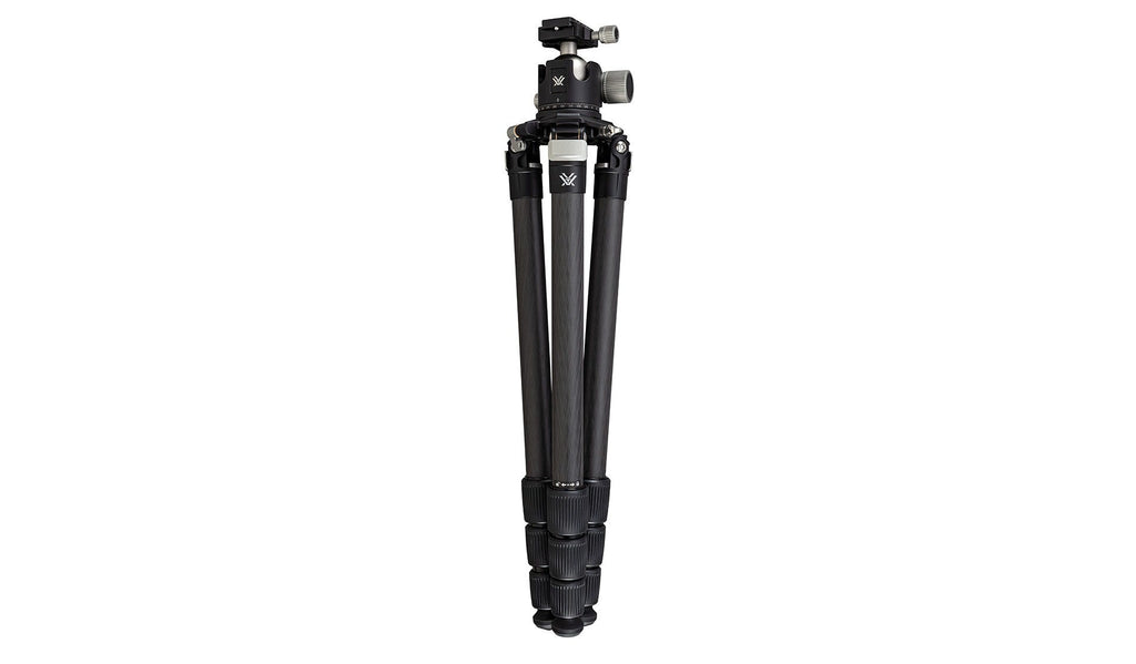 Vortex Radian Carbon Fibre Tripod collapsed for travel