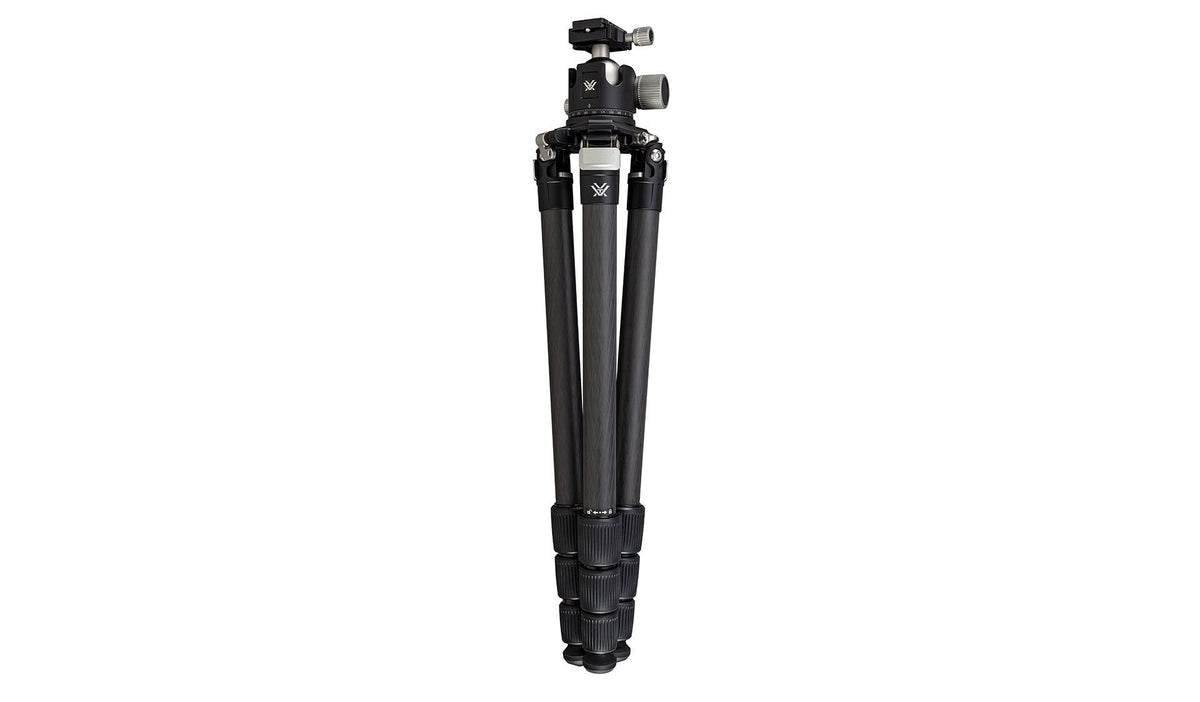 Vortex Radian Carbon Fibre Tripod collapsed for travel