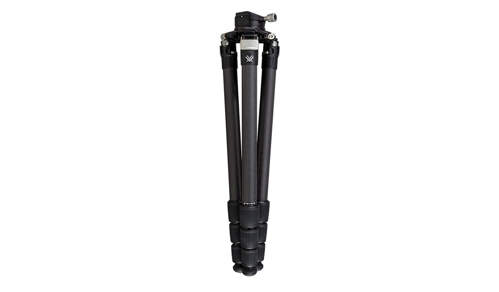 Vortex Radian Carbon Fibre Tripod collapsed for travel