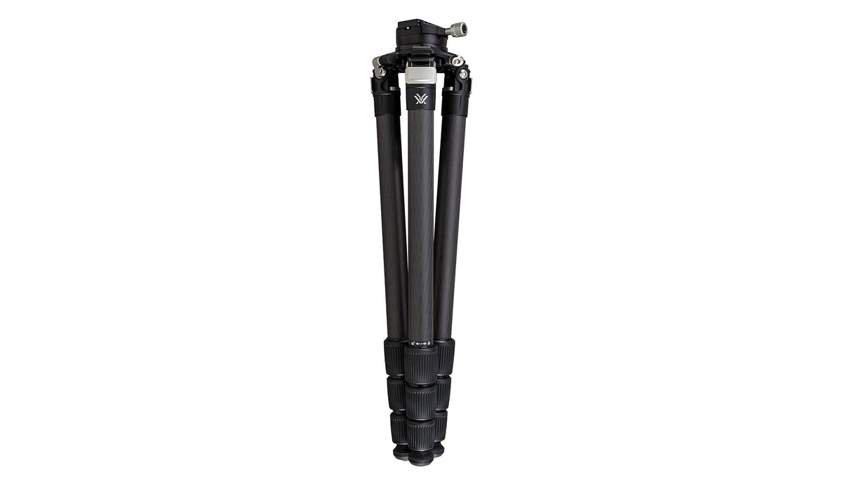 Vortex Radian Carbon Fibre Tripod collapsed for travel